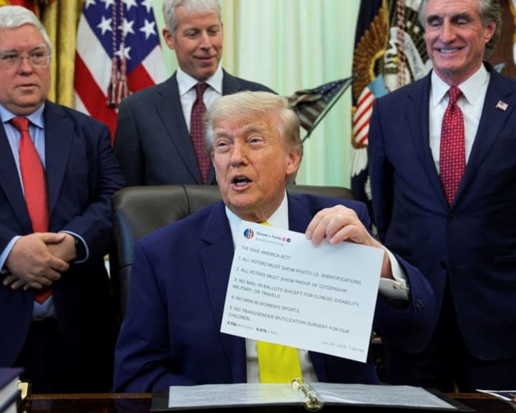 Trump sued over service that offers paid early access to Truth Social posts