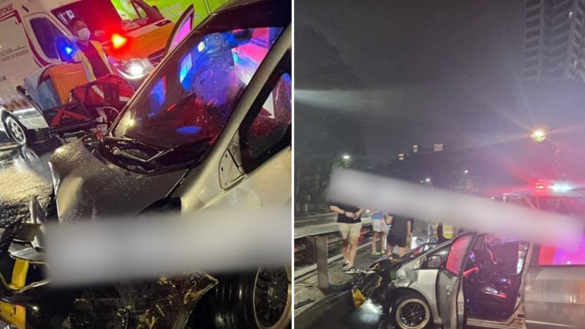 Police searching for 3 men in suspected hit-and-run along Farrer Road; 61-year-old driver taken to hospital