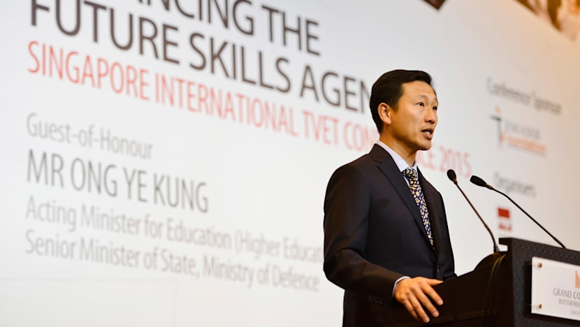 Education system championing skills, academics possible: Ong Ye Kung