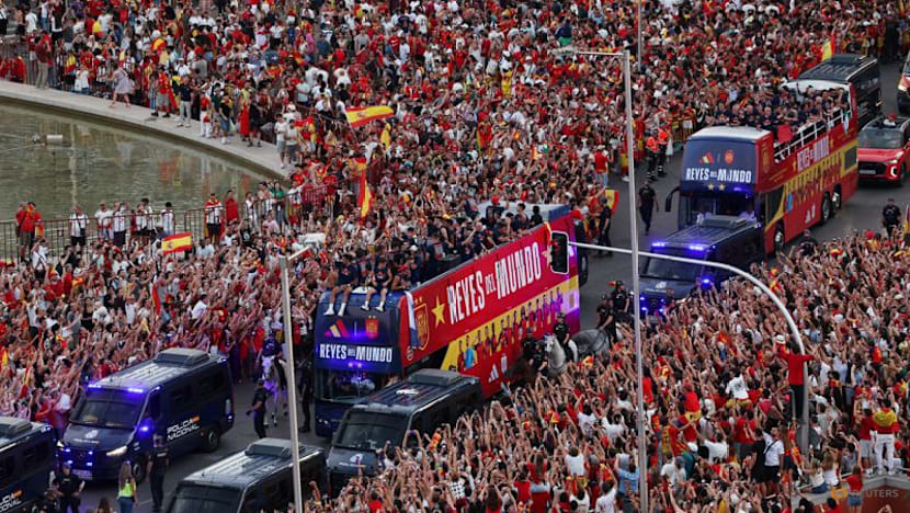 Scores celebrate Spain's 'Kings of the World' win in exhilarated Madrid