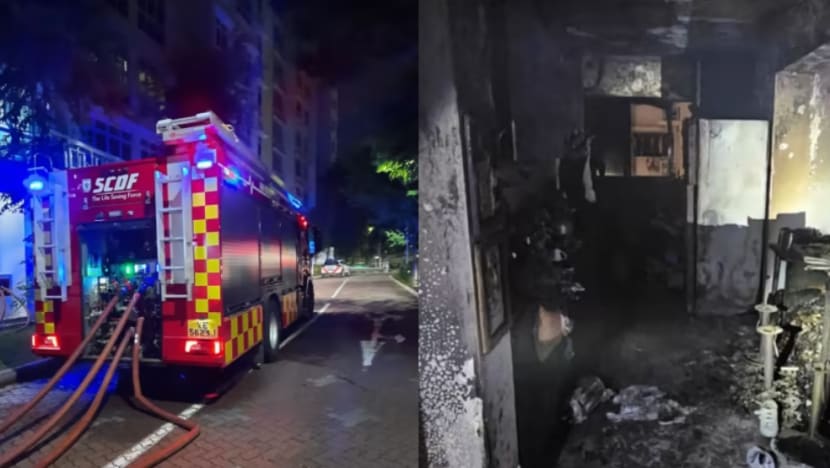  5 orang, termasuk 3 kanak-kanak dikejarkan ke hospital susuli kebakaran di flat Sengkang