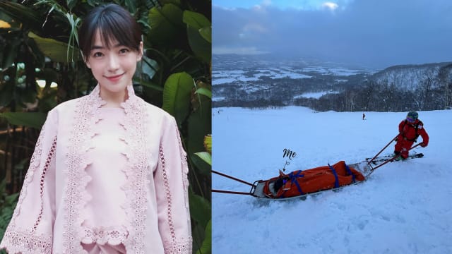 《剃头刀》高艺北海道滑雪重摔　陈凯琳留言打气