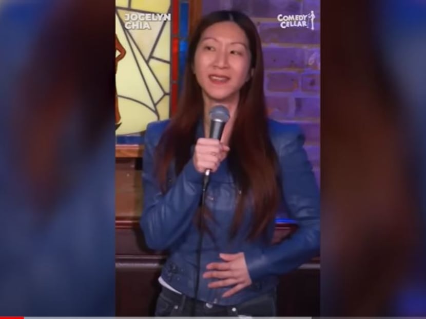 A screengrab from the video clip that drew ire for a joke she made about the missing Malaysia Airlines flight MH370.