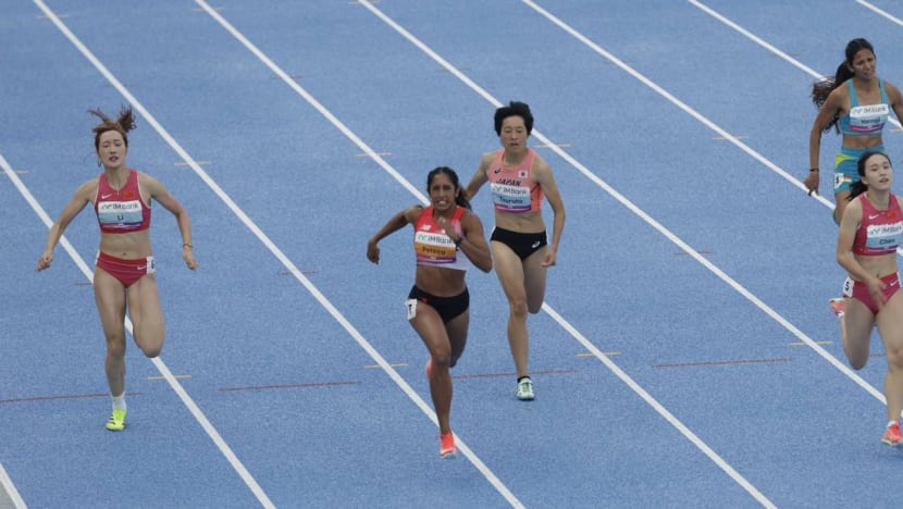 Singapore sprint queen Shanti Pereira narrowly misses out on 200m gold at Asian Athletics Championships Singapore sprint queen Shanti Pereira narrowly misses out on 200m gold at Asian Athletics Championships