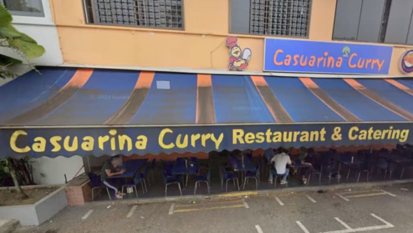  Lesen cawangan Casuarina Curry di Upper Thomson digantung dua minggu 
