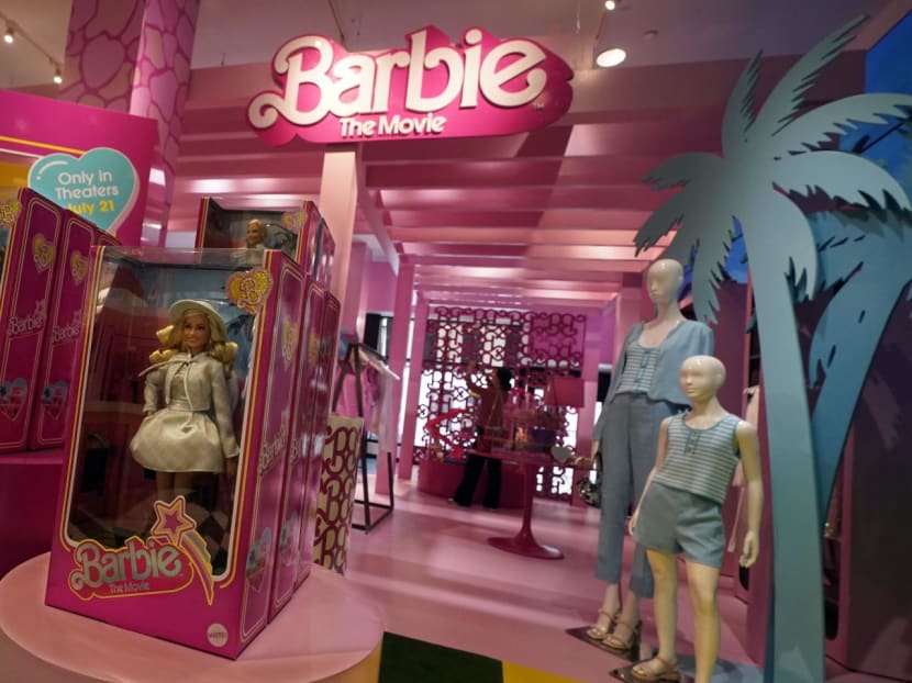 Pink sauce burgers, hot pink knit leggings: Everyone wants a piece of the Barbie movie marketing mania