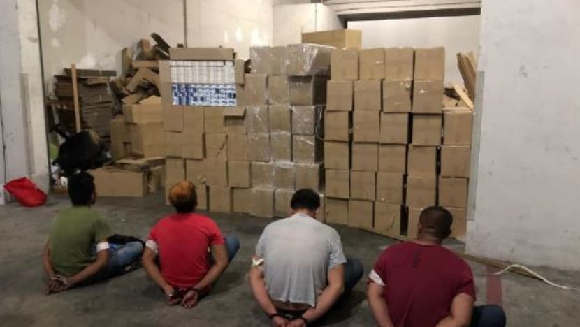 Customs seize almost 27,000 cartons of duty-unpaid cigarettes; S$2.6m in taxes evaded