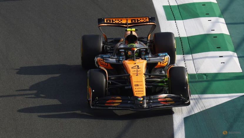 Norris leads McLaren practice one-two as Tsunoda crashes Norris leads McLaren practice one-two as Tsunoda crashes