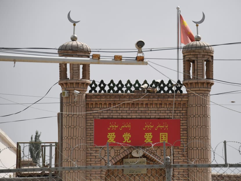 This file photo taken on June 4, 2019 shows the Jieleixi No13 village mosque in Yangisar, south of Kashgar, in China's western Xinjiang region. Chinese authorities have demolished thousands of mosques in Xinjiang, an Australian think tank said on Sept 25, 2020, in the latest report of widespread human rights abuses in the restive region.