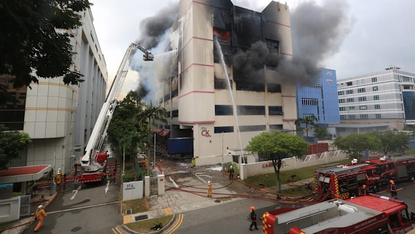 CK building that caught fire ordered closed, structural integrity affected: BCA