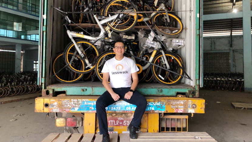 Entrepreneur buys unused oBike and Ofo bicycles to donate to poor children in Myanmar