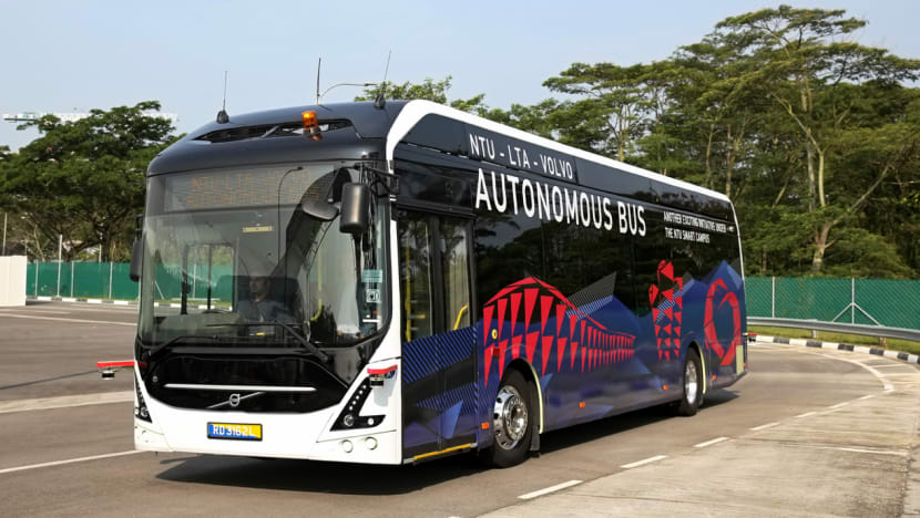 World’s first full-sized, driverless electric bus launched by NTU and Volvo