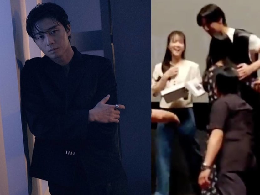 'That’s sexual harassment': Park Seo Joon hugged by fan without his consent