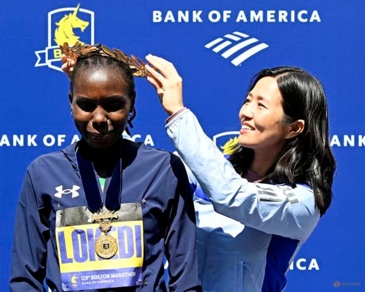 Lokedi aims to repeat Boston Marathon win after record-breaking run