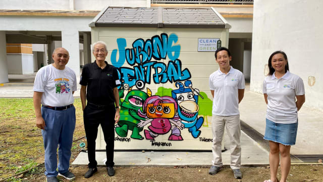 裕廊中设邻里清洁舱 鼓励居民保持社区环境清洁