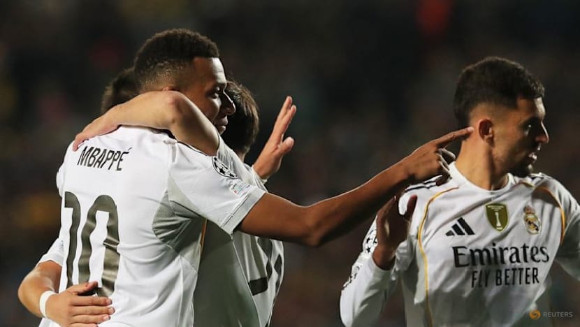 Mbappe hat-trick powers Real Madrid to 5-0 win over Kairat in Champions League