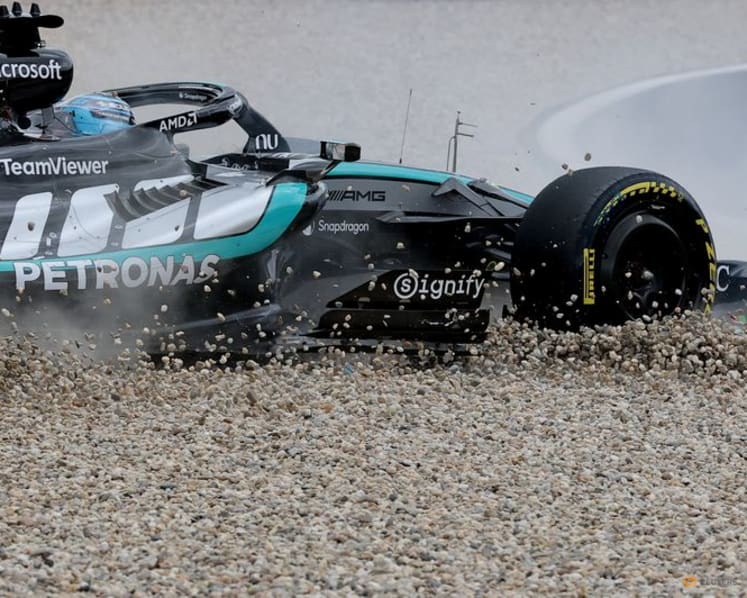 Russell 'numb to the disappointment' after Belgian GP blow