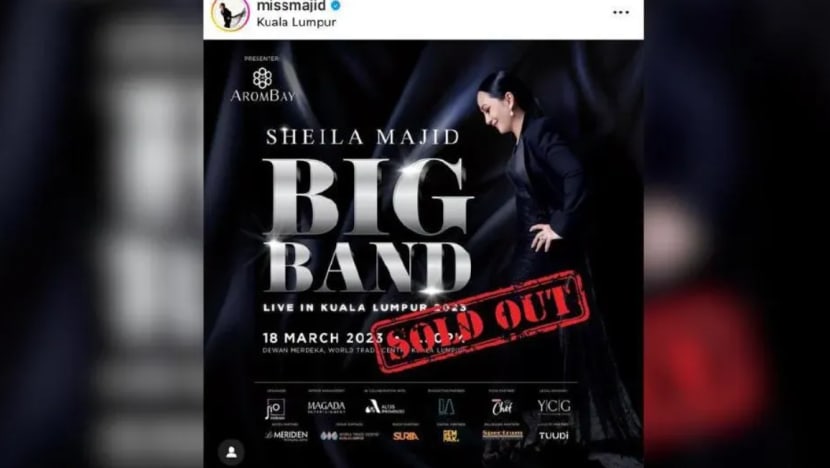 Tiket konsert Sheila Majid laris dijual Tiket konsert Sheila Majid laris dijual