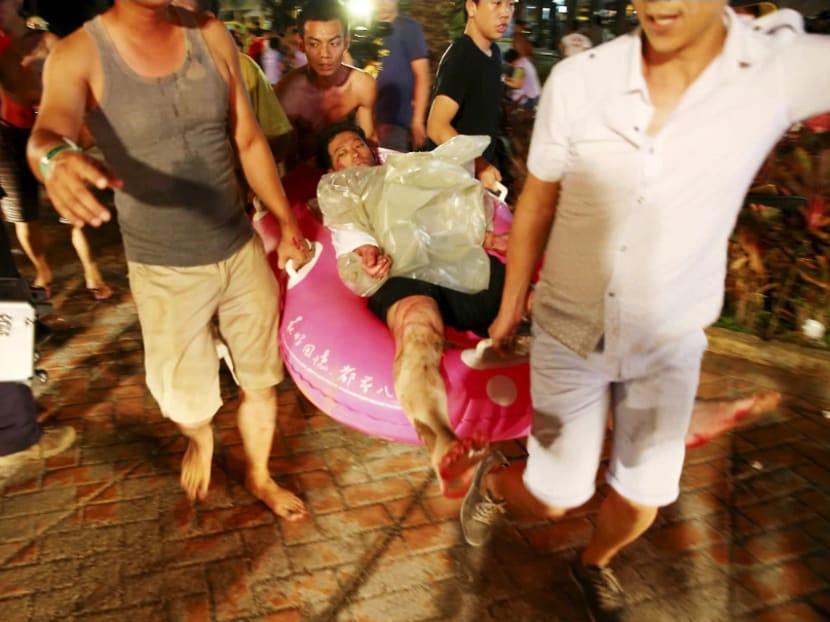 More than 500 injured as fire hits Taiwan water park party More than 500 injured as fire hits Taiwan water park party