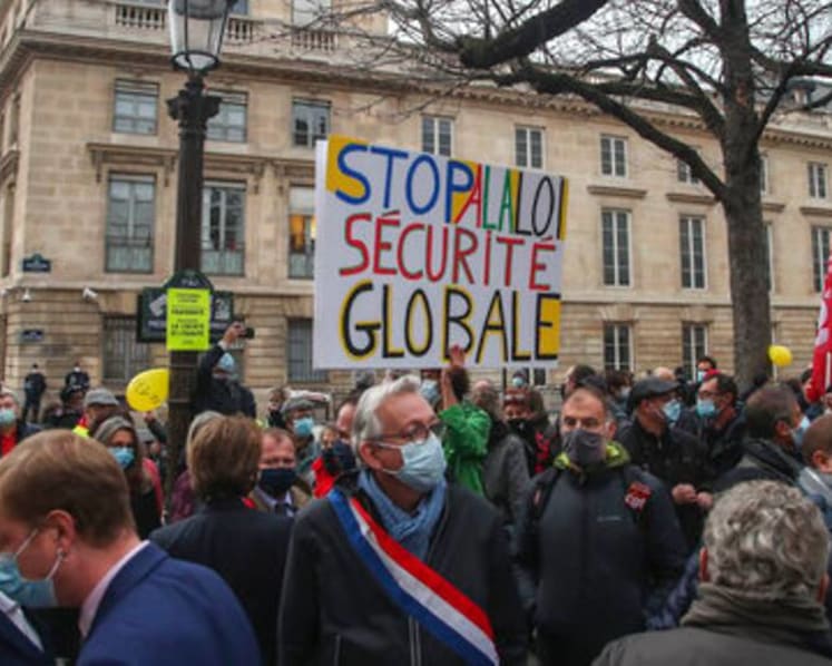 Protests staged across France against Bill on police images