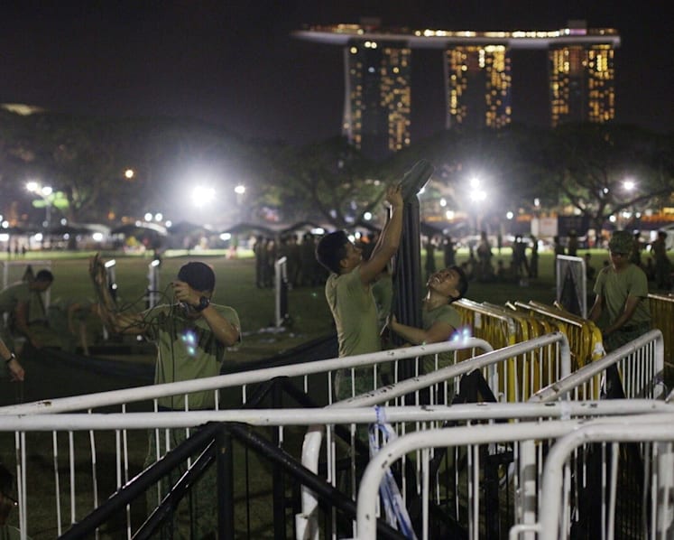 Tear down operation begins after queue to pay respects to Mr Lee Kuan Yew closed