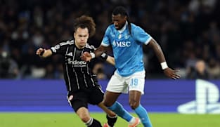 Napoli and Frankfurt play out dull scoreless draw in Naples