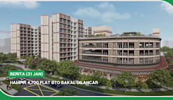 BERITA (31 Jan) | Hampir 4,700 flat BTO bakal dilancar