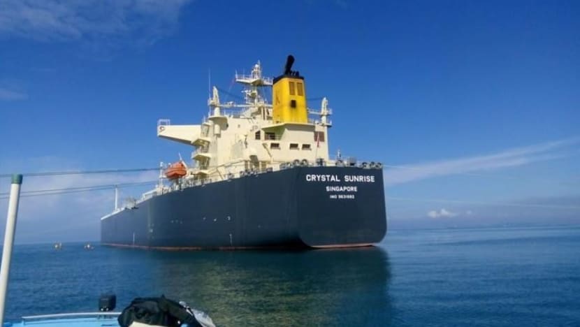 Singapore-registered LPG tanker in collision off Tuas; no injuries reported