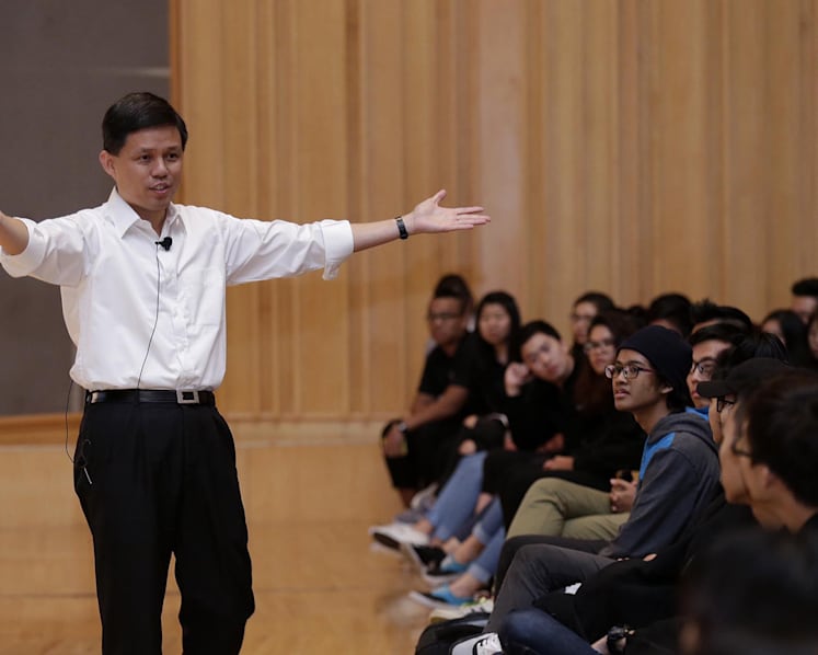 Chan Chun Sing urges youth to go beyond relying on good grades for jobs