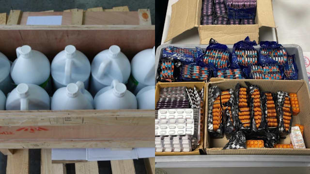 当局破获两起涉非法走私药物行动 市价达约4万1000元