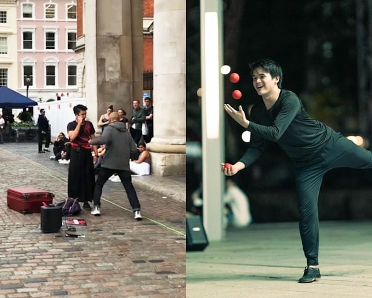 Singaporean busker punched while performing in London’s Covent Garden