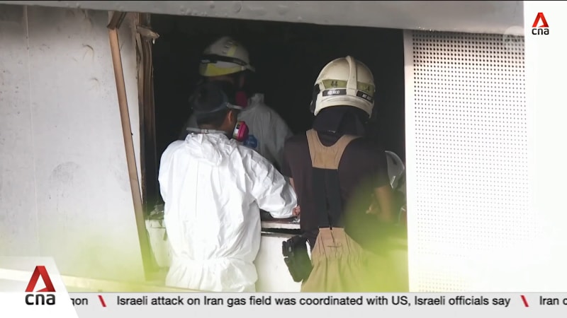 Man, 33, dies after fire at Choa Chu Kang flat; 61-year-old woman taken to hospital