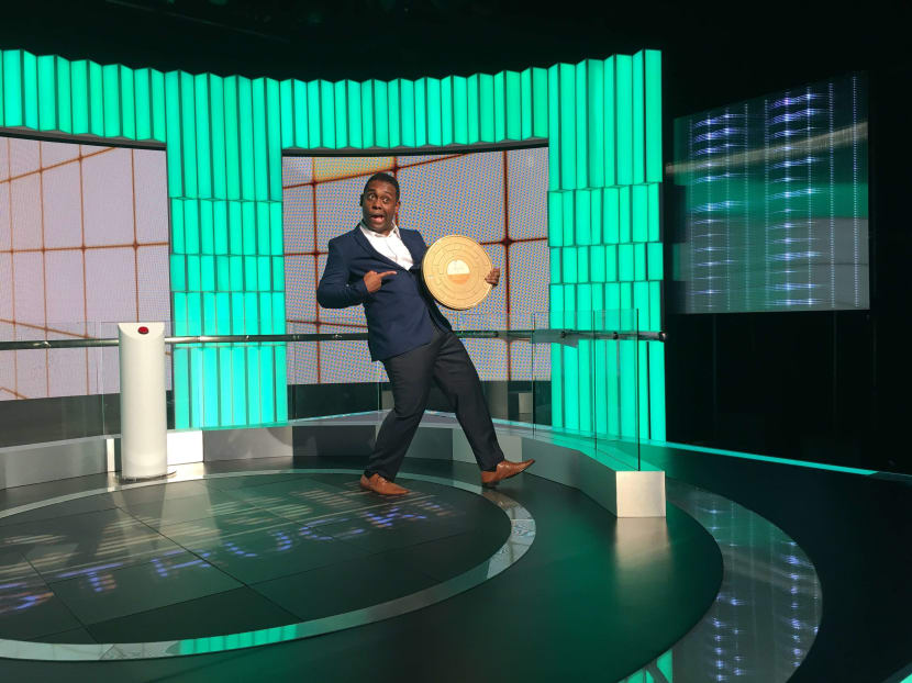 Ebi Shankara hosts new Channel 5 gameshow Cash Struck!. Photo: Channel 5