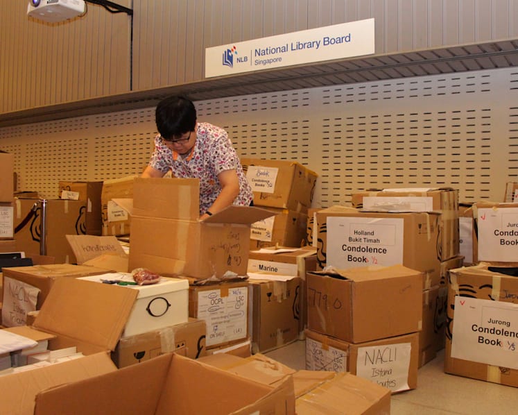 Digital archiving of tributes to Mr Lee Kuan Yew underway