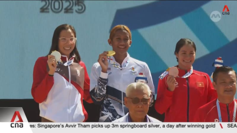 SEA Games 2025: Silver and bronze for Team Singapore's open water swimmers 