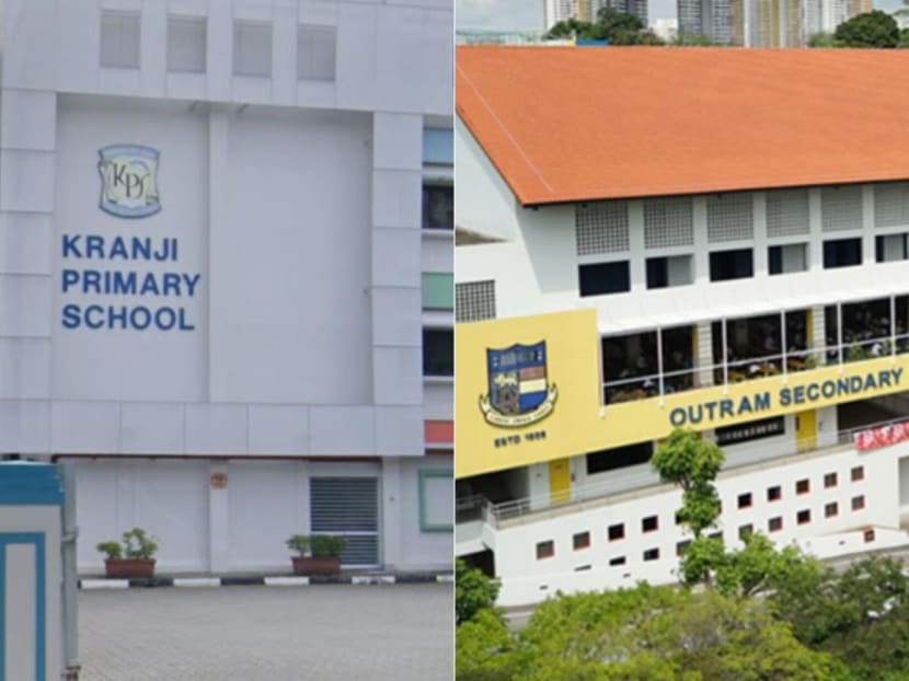 Both Kranji Primary School and Outram Secondary School will relocate to new campuses.