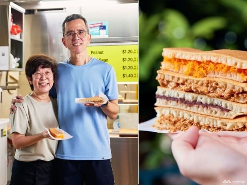 These new min jiang kueh pancake hawkers used to run a printing shop