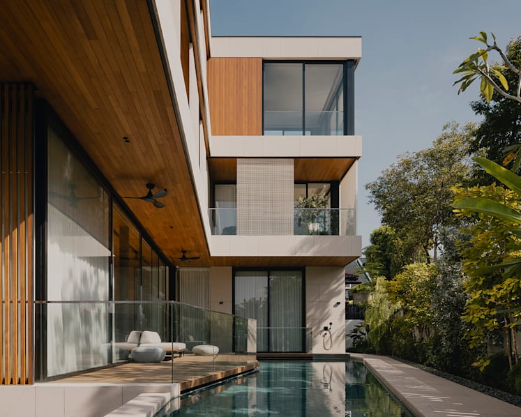 When a family home in Singapore feels more like a resort than a house