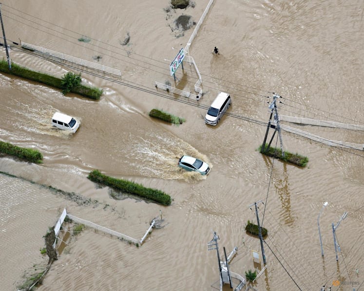 Record rain in Japan kills at least 6, leaves thousands stranded at Narita airport Record rain in Japan kills at least 6, leaves thousands stranded at Narita airport
