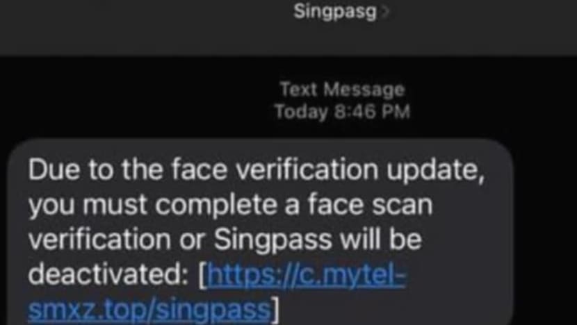 Awas! Polis beri amaran penipuan pancing data sasar pengguna Singpass Awas! Polis beri amaran penipuan pancing data sasar pengguna Singpass