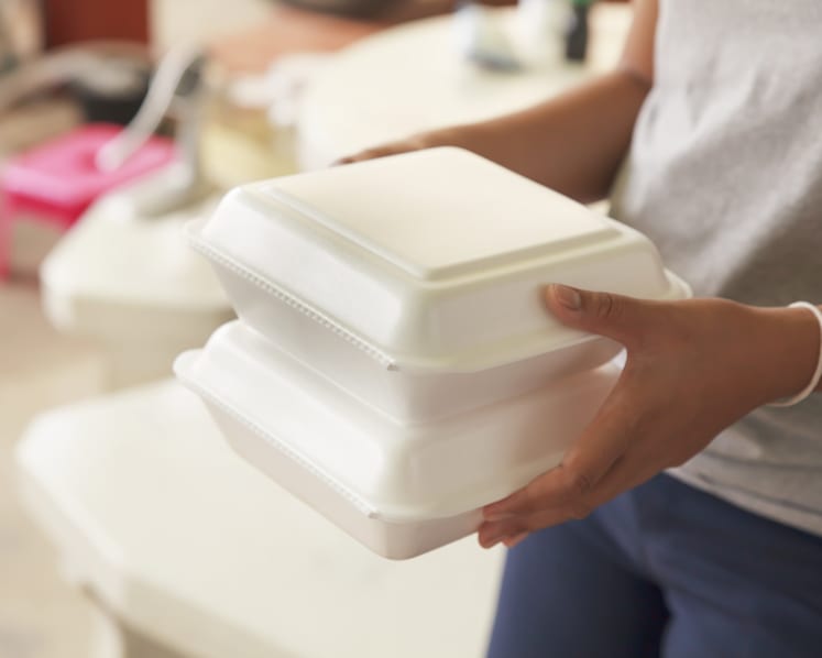 Use own containers for takeaways, instead of relying on plastic and styrofoam boxes