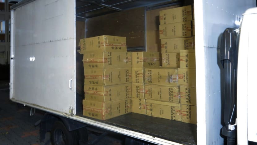 More than 4,700 cartons of contraband cigarettes seized, 3 arrested in Bedok and Woodlands More than 4,700 cartons of contraband cigarettes seized, 3 arrested in Bedok and Woodlands