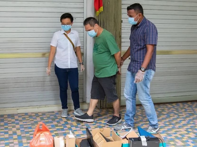 21 people are under investigation for fraudulently registering prepaid SIM cards after a police operation on Aug 16, 2020. 21 people are under investigation for fraudulently registering prepaid SIM cards after a police operation on Aug 16, 2020.