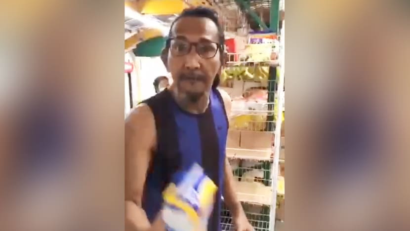 Man in viral video fined for hurling racist remarks at minimart cashier during circuit breaker period