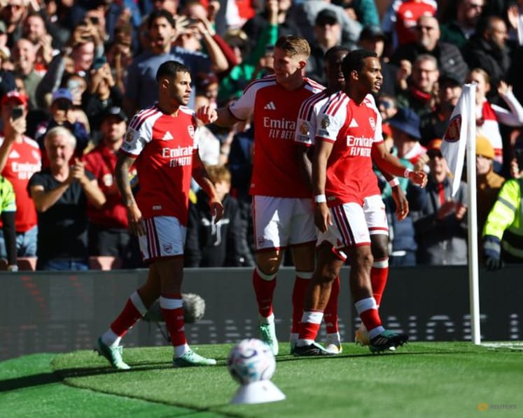 Guimaraes grabs winner as Arsenal rally to beat Leeds