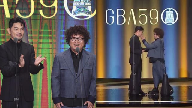 【金钟59】与阿Ken同台担任颁奖人　纳豆突赏对方巴掌！