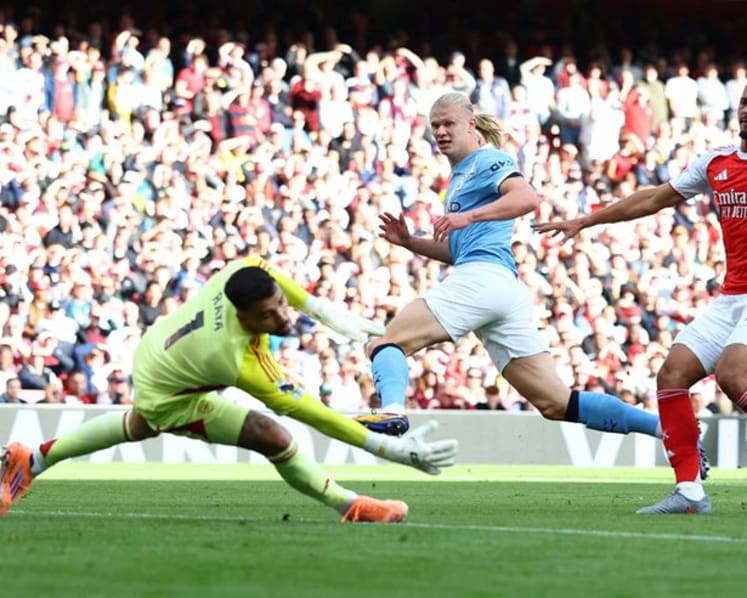 Martinelli snatches late point for Arsenal in 1-1 draw with Man City