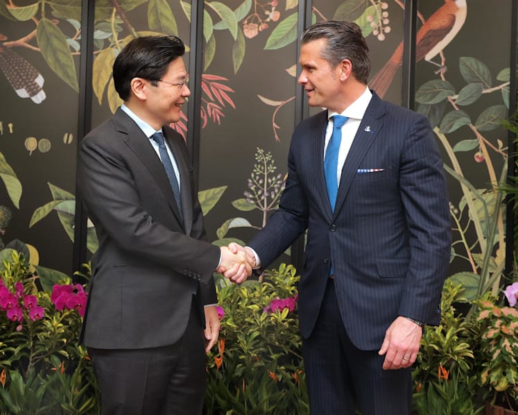 US defence chief Hegseth calls on PM Wong ahead of Shangri-La Dialogue, reaffirms ties with Singapore
