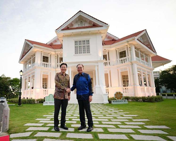 Singapore PM Wong, Malaysia’s Anwar pledge to strengthen ties, resolve outstanding issues after ‘buka puasa’
