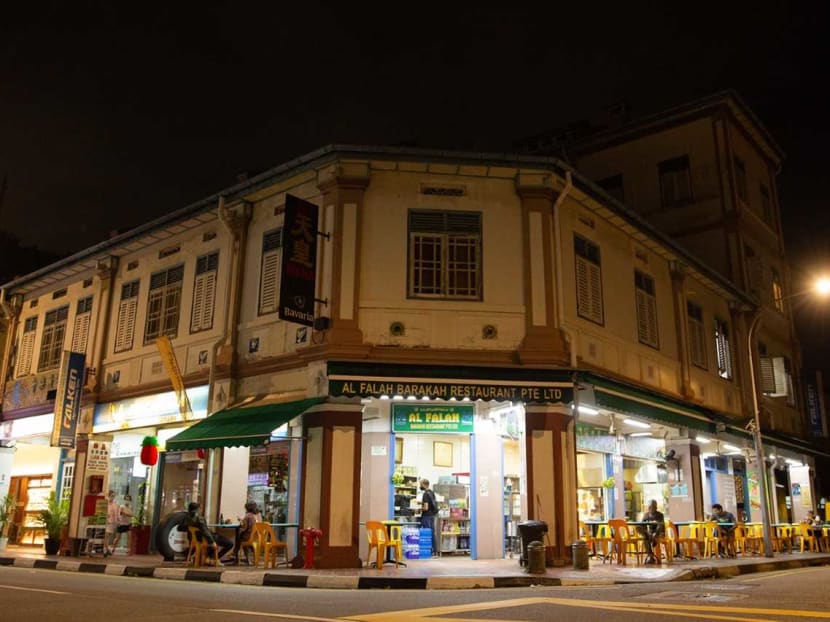 Al Falah Barakah Restaurant in Joo Chiat. Its operators may reduce the opening hours at the 24-hour eatery owing to a spike in electricity prices. Al Falah Barakah Restaurant in Joo Chiat. Its operators may reduce the opening hours at the 24-hour eatery owing to a spike in electricity prices.